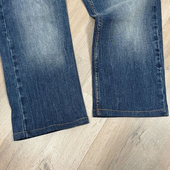 Levi’s 514 Custom Crop Straight Leg Mid Rise Jeans Blue Size 30 - Picture 6 of 13